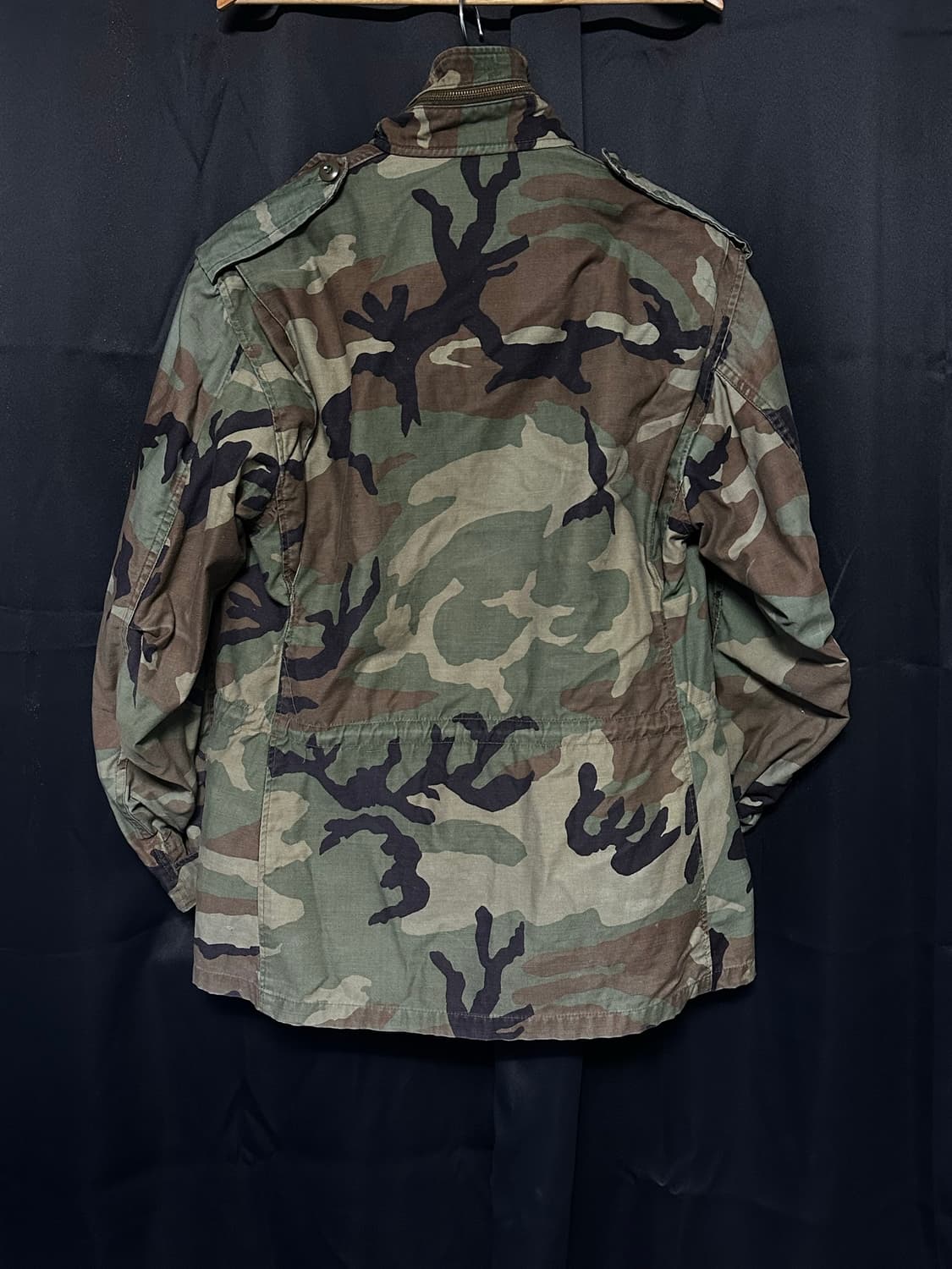80‘s US ARMY m65 우드랜드 카모 필드 자켓 상품이미지5