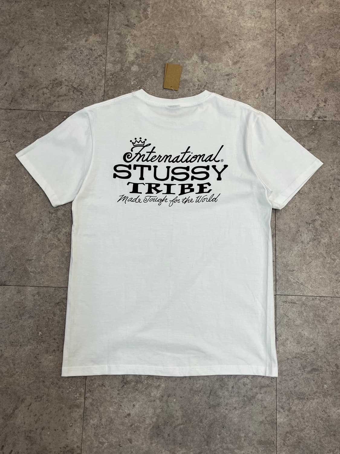 스투시 이스트 피그먼트 다이드 반팔티 화이트 M  #csz4075  상품이미지8