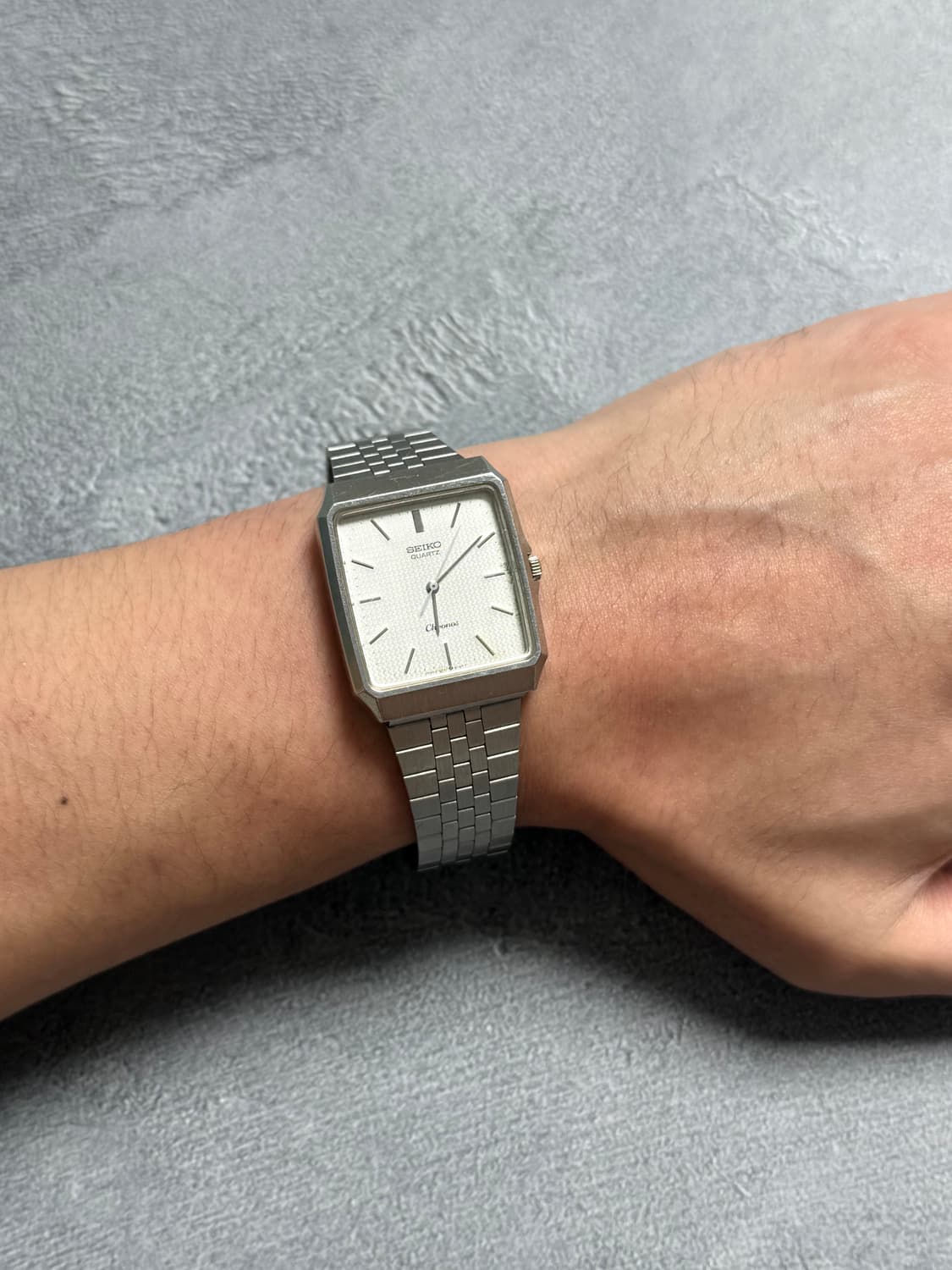 세이코 Seiko Chronos 쿼츠 스퀘어 상품이미지6