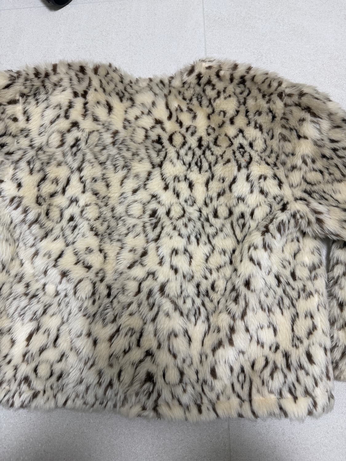 leopard fur jacket 호피 퍼자켓 퍼가디건 상품이미지6