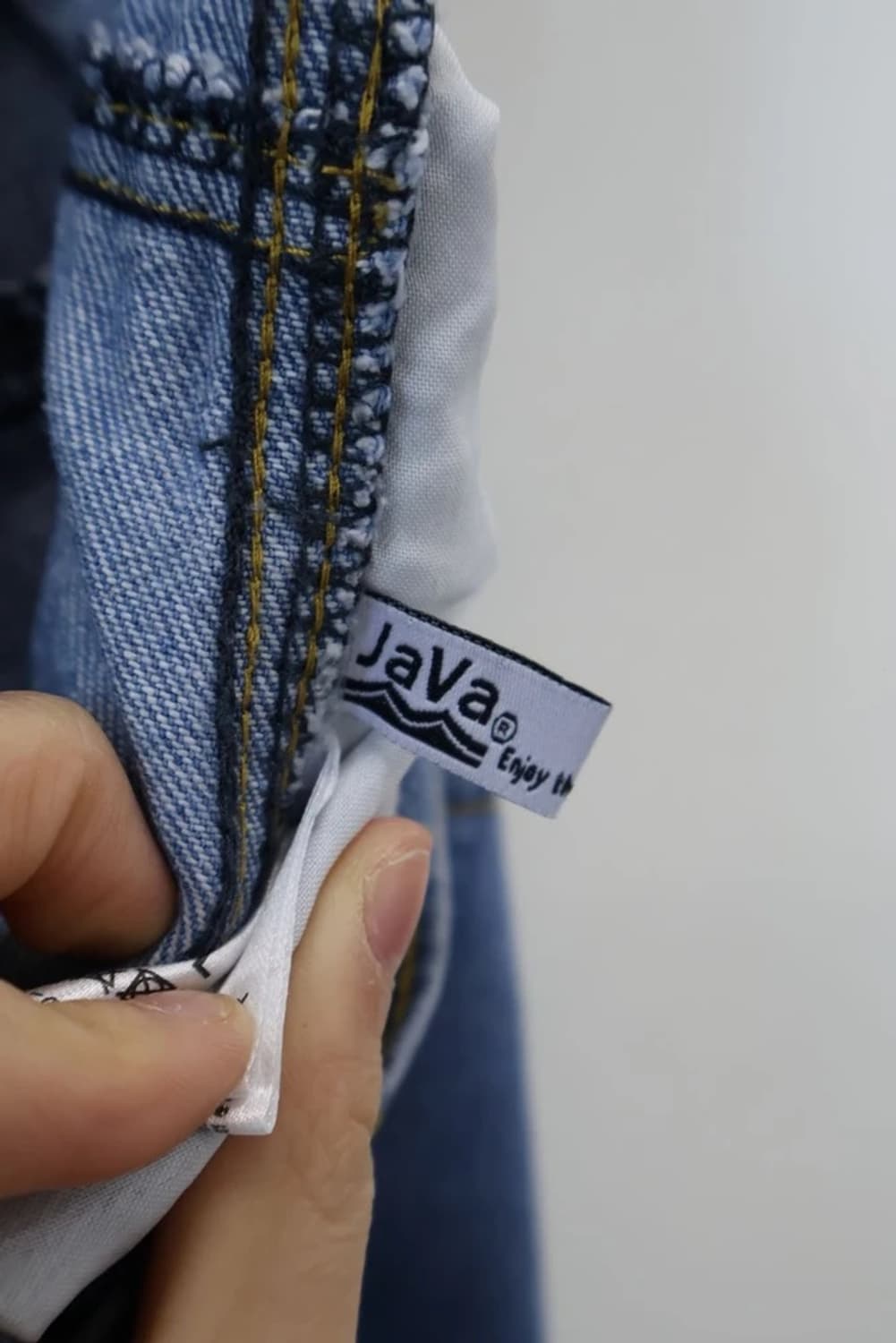 Java Elastic Waist Denim Pants 상품이미지7