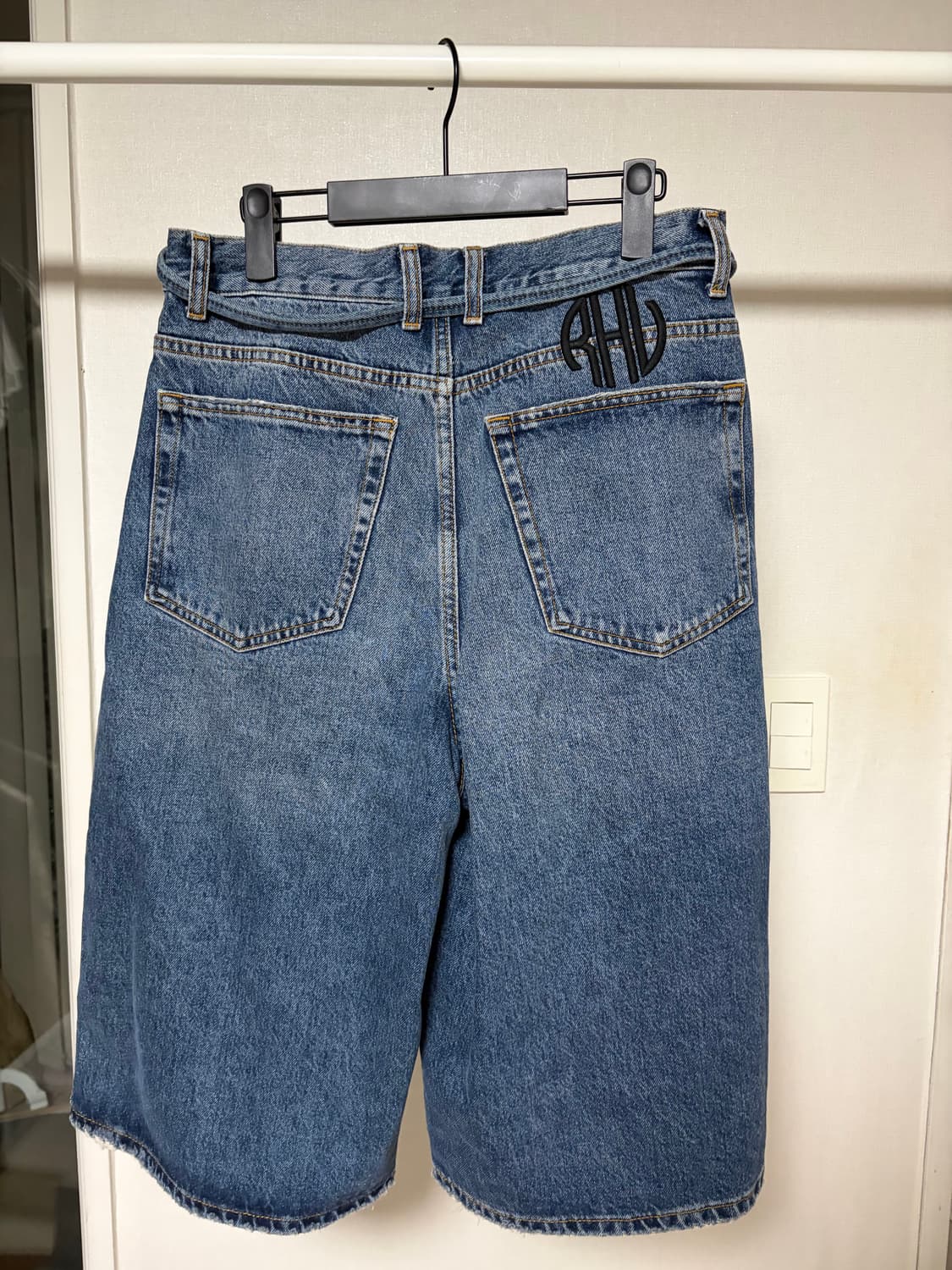 자라 루이지 데님 버뮤다 쇼츠 미디엄 블루 상품이미지2