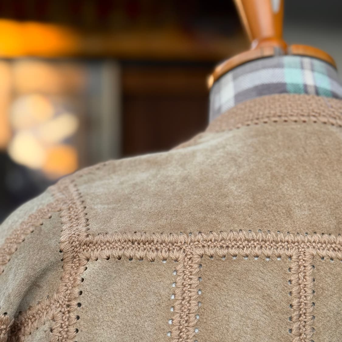 빈티지 스웨이드 패치워크 가디건 55-66 상품이미지10