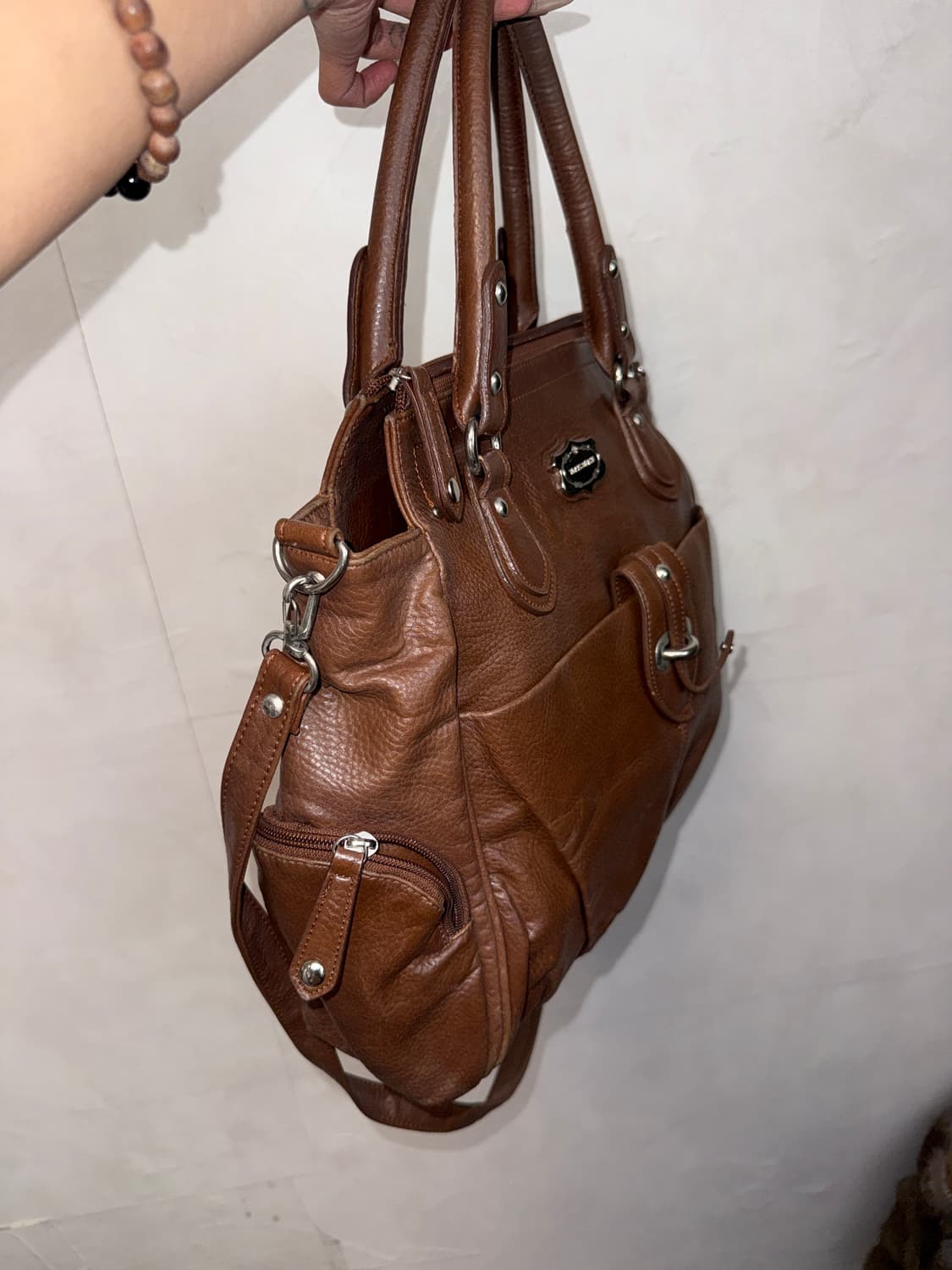 Vincis Bench brown pocket two ways bag 상품이미지3