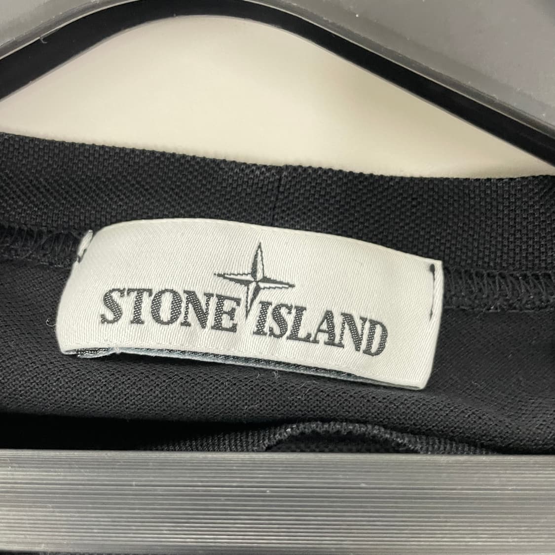 스톤 아일랜드 xl 와펜 패치 블랙 코튼 반팔 저지 티셔츠 상품이미지5