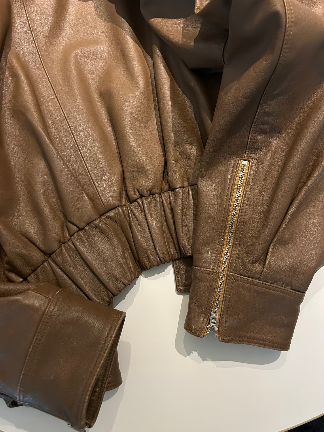 maryam nassir zadeh 램 가죽 자켓 상품이미지8