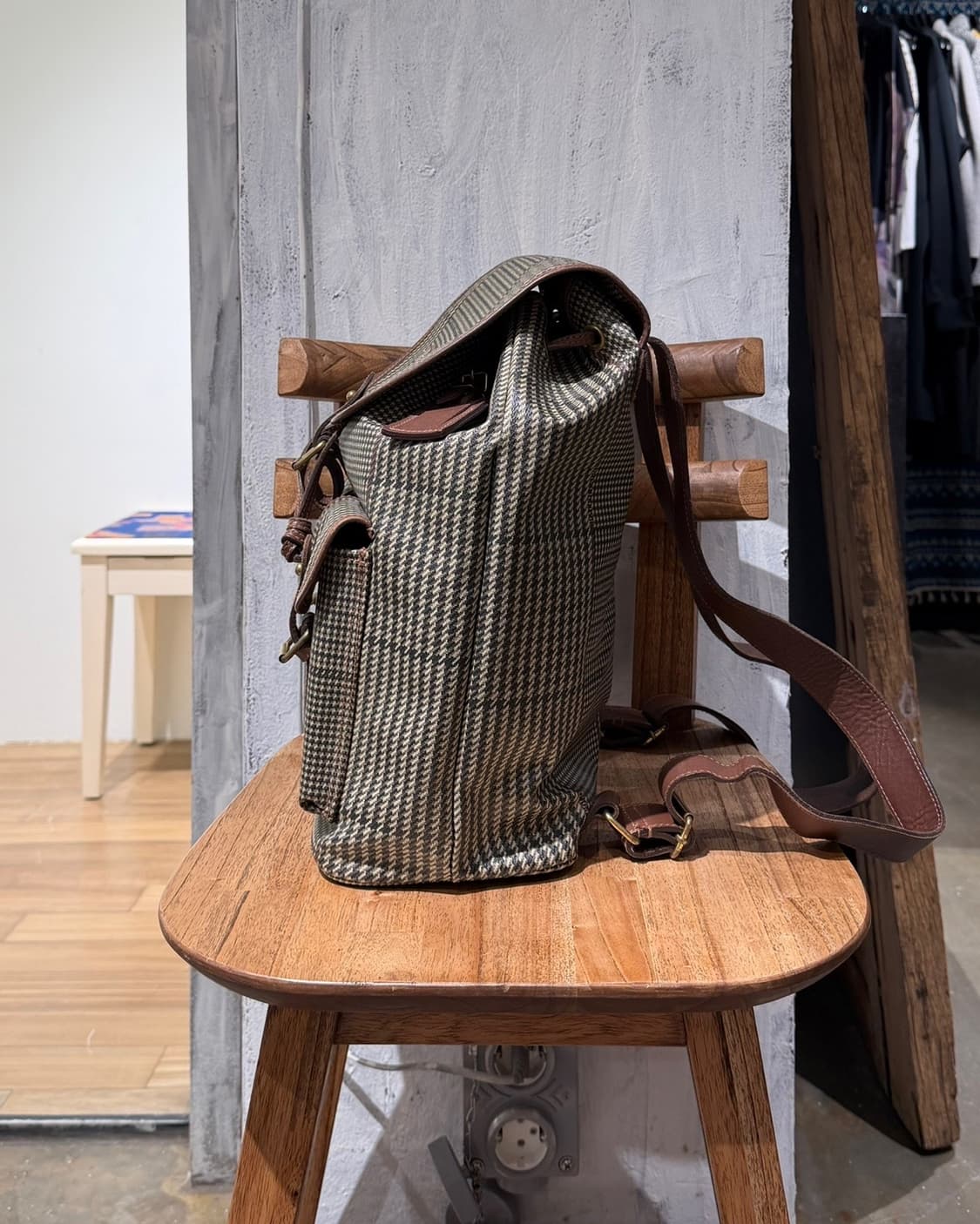 폴로 랄프로렌 글렌 체크 보스턴 백팩 상품이미지5