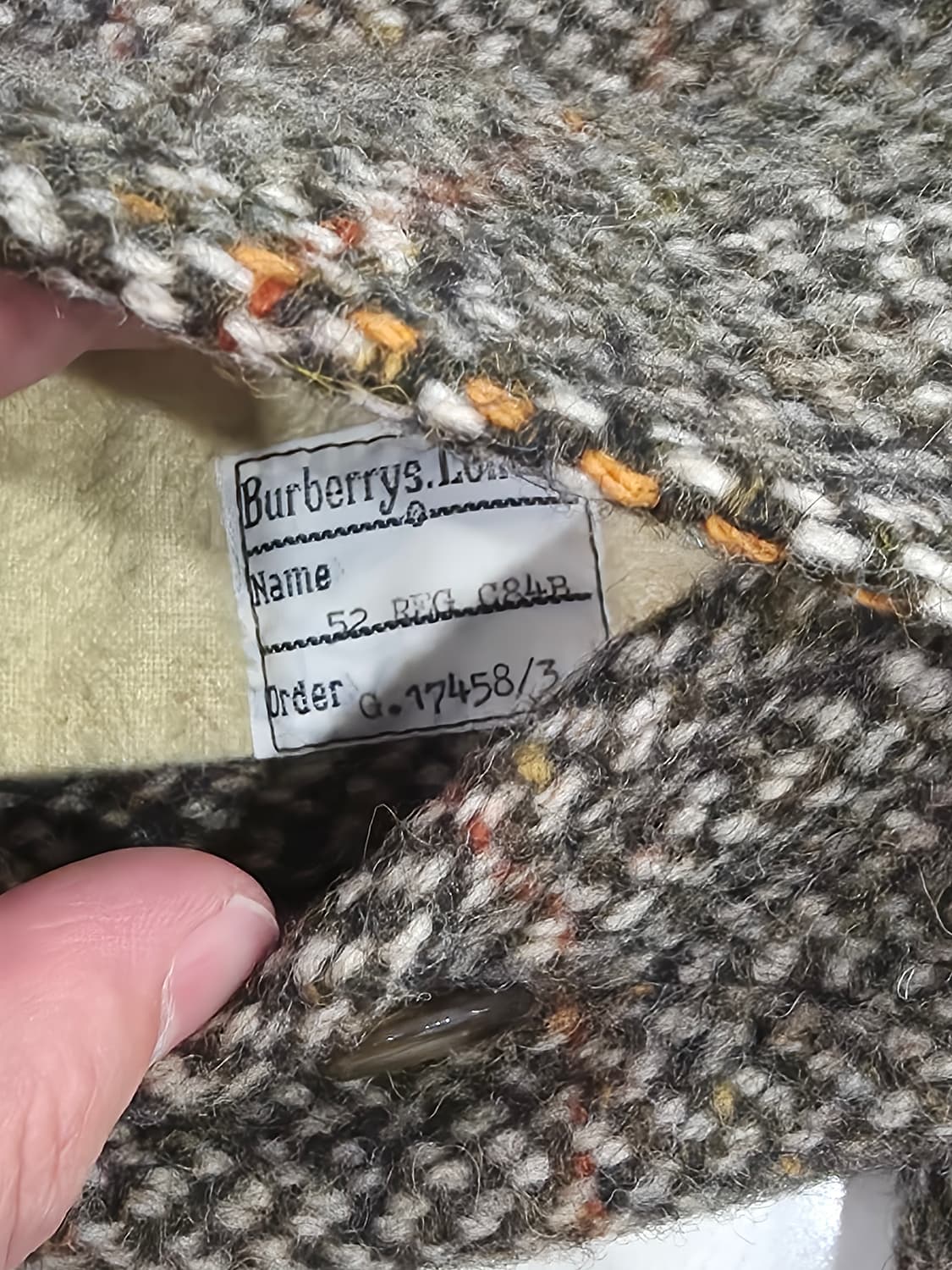 버버리 아이리쉬 트위드 코트 상품이미지4