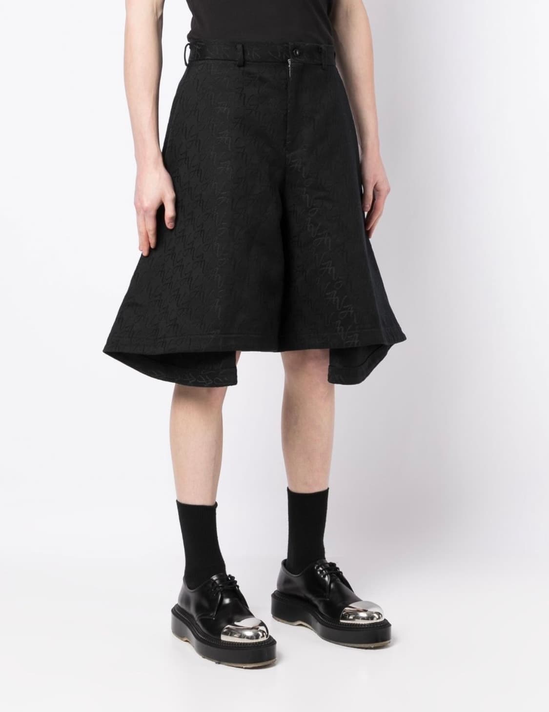 23ss 꼼데가르송 옴므플러스 아방가르드 플레어 버뮤다 팬츠 L 상품이미지1