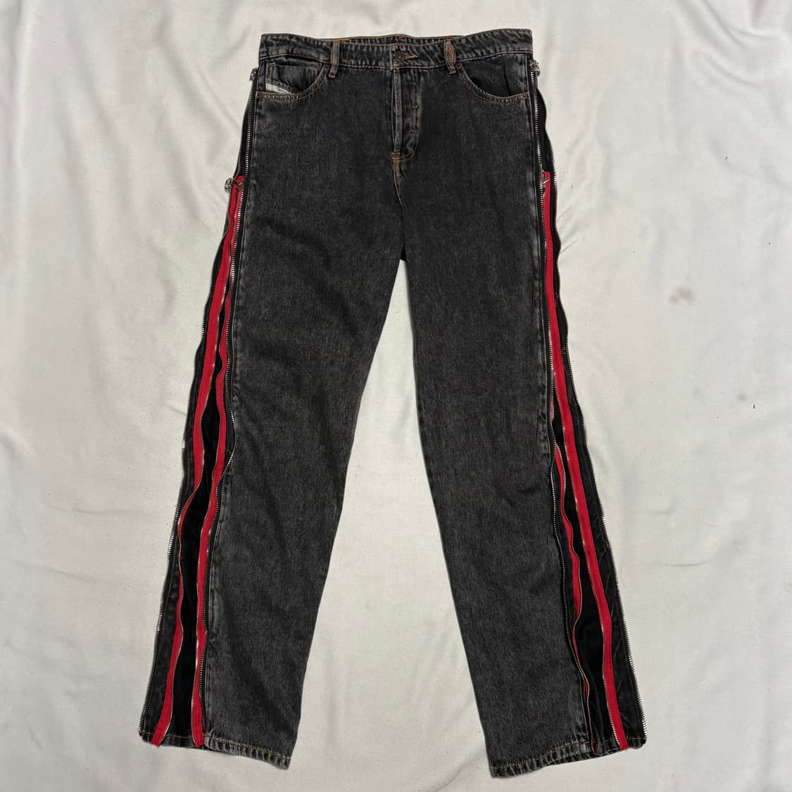 W31 디젤 인더스트리 사이드지퍼 데님 팬츠 상품이미지2