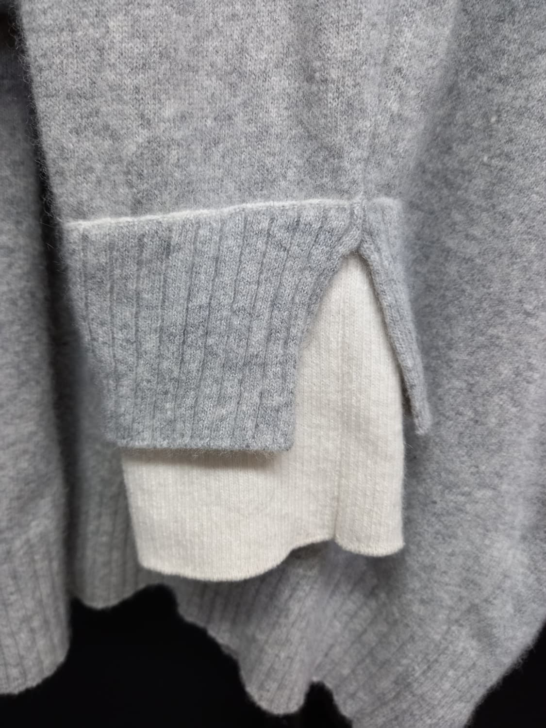 지컷 추동 캐시미어블랜 니트 F 44-77 상품이미지6