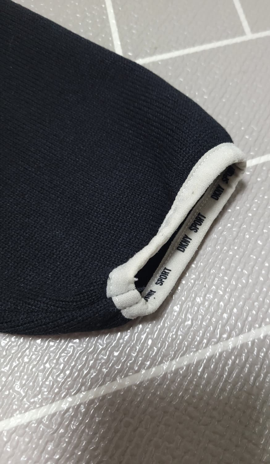 DKNY 우먼 하프 집업 스트링 맨투맨 S 상품이미지4