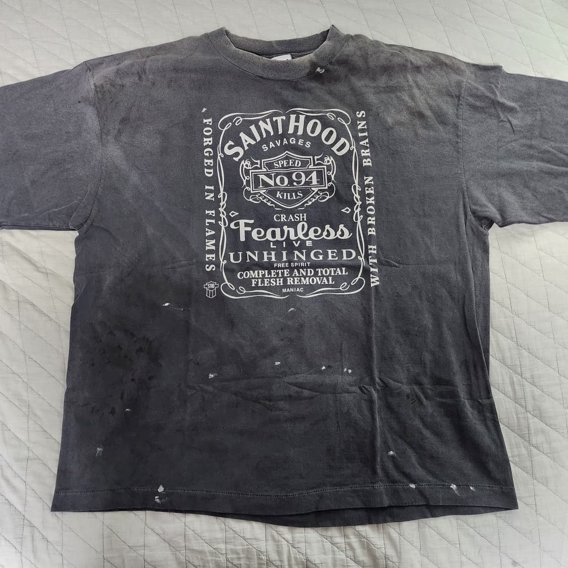 [XL] 세인트미카엘 X NBHD 네이버후드 세인트후드 티셔츠 상품이미지1