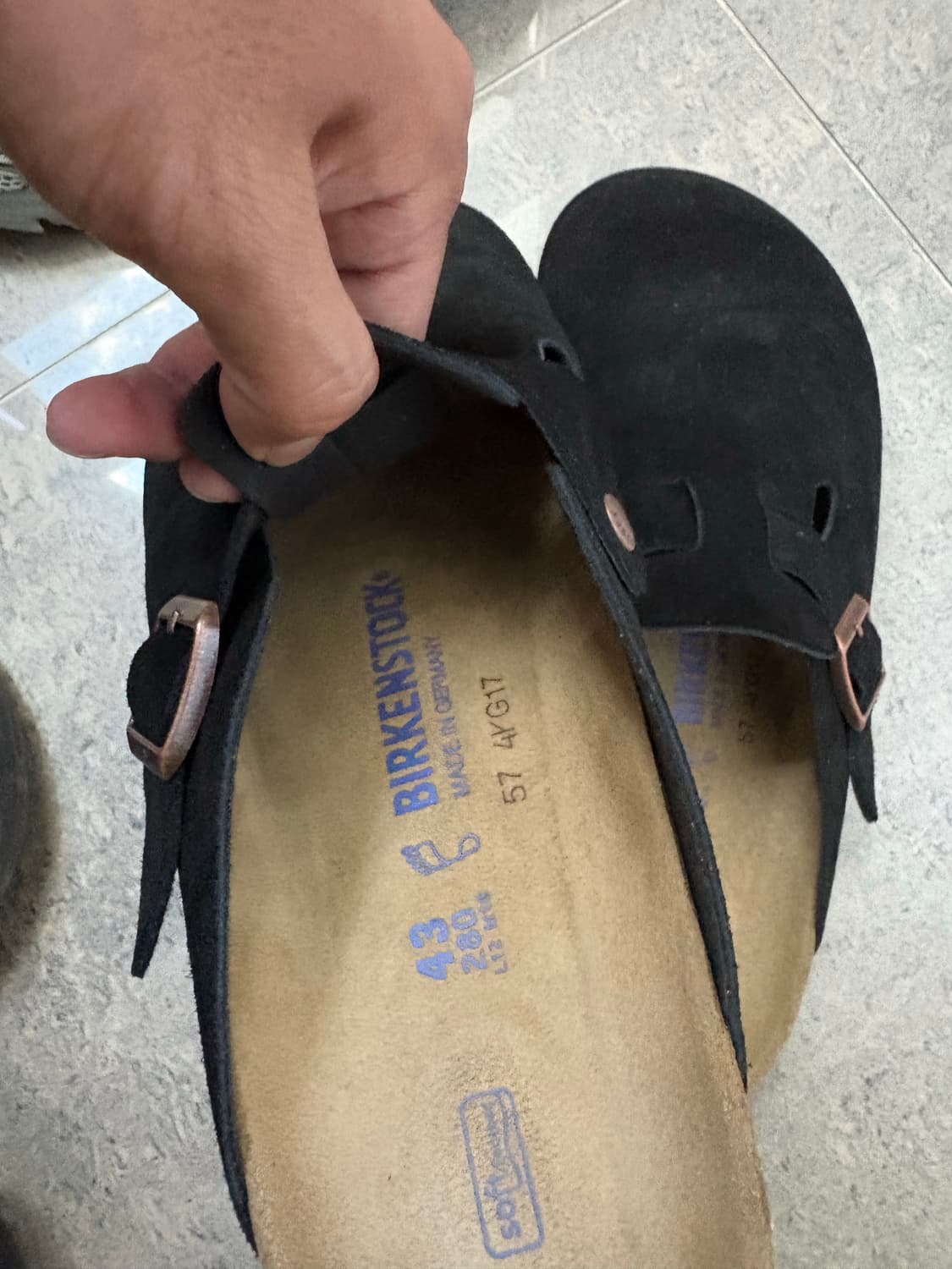 버켄스탁 보스턴Bs 블랙-280 상품이미지3