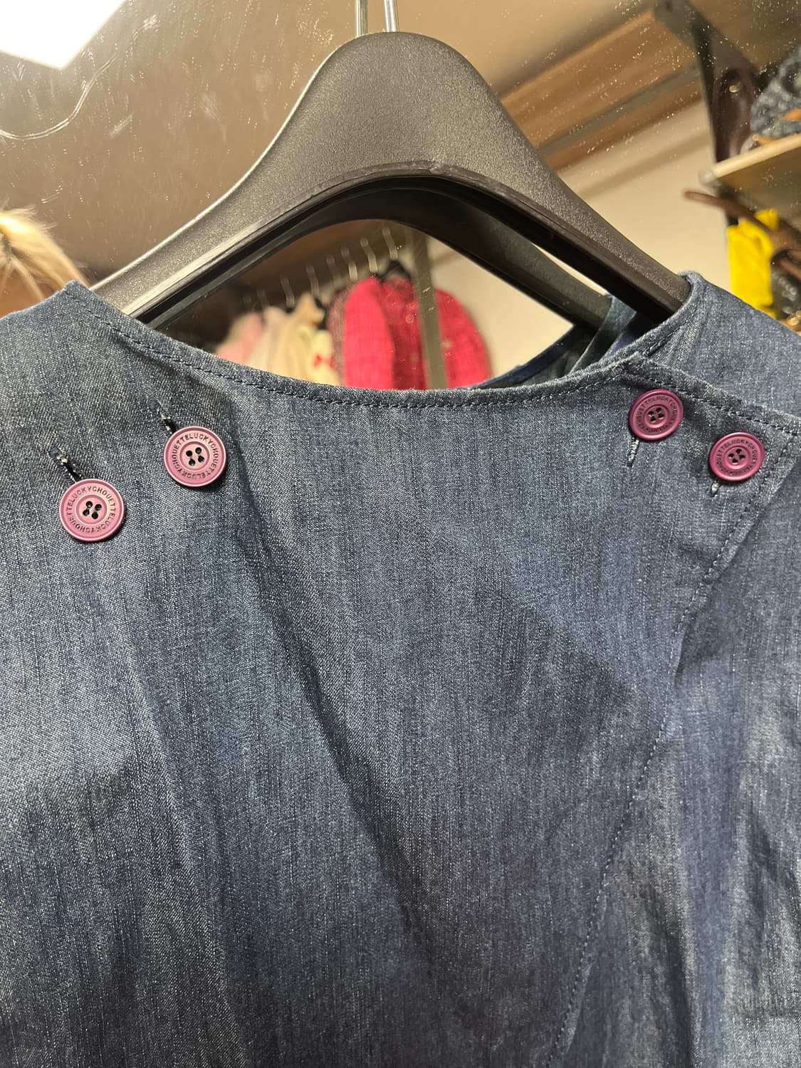 럭키슈에뜨 데님 베스트 조끼 36 상품이미지4