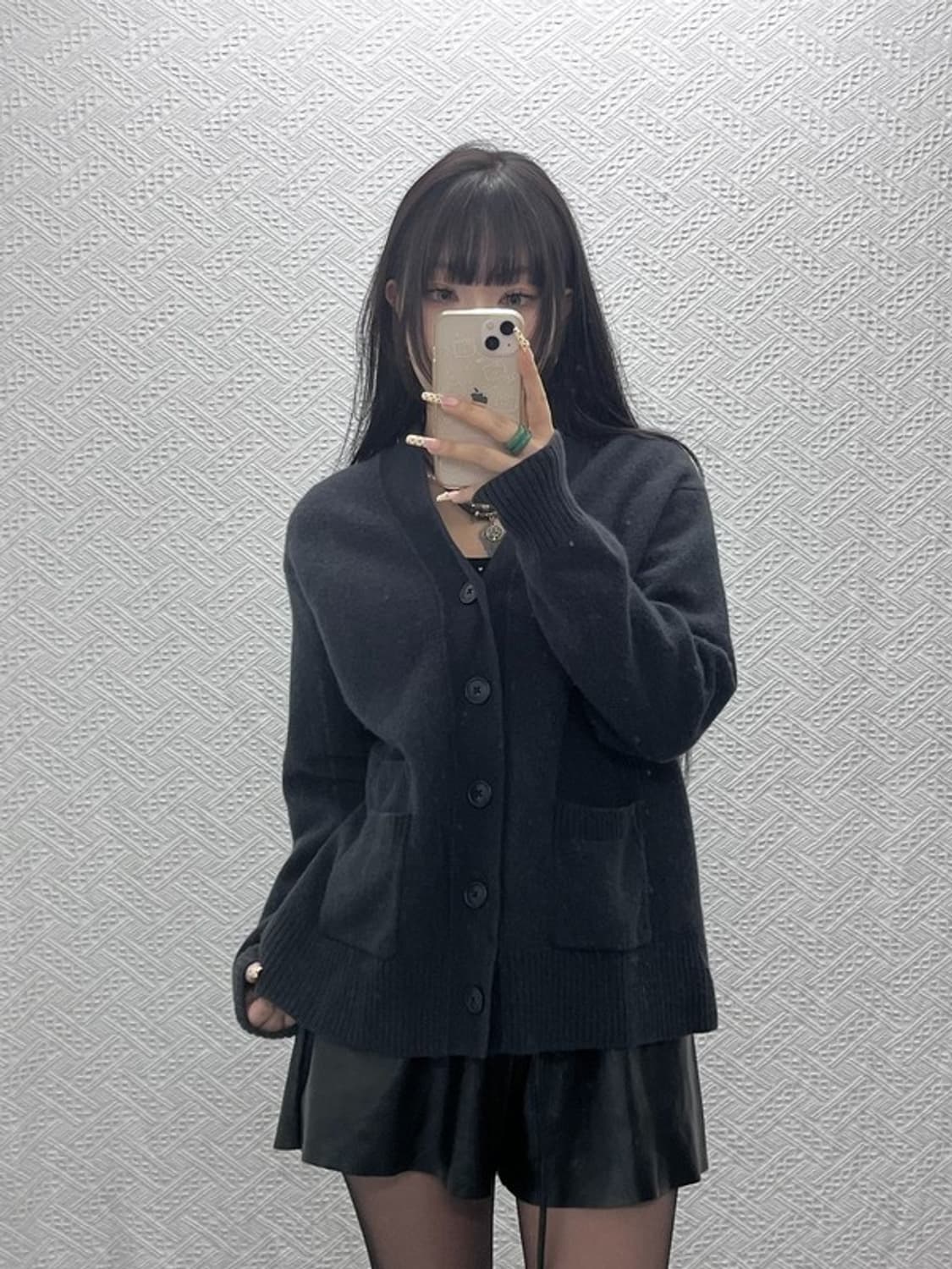 유니클로 빈티지 질샌더 모던시크 버튼 울 가디건 L C09761 상품이미지1