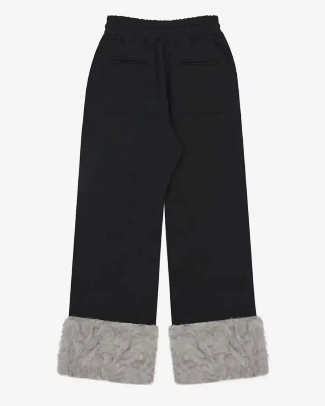 러브이즈트루 EV FUR TRIM TRAINING PANTS(BLACK) 상품이미지3