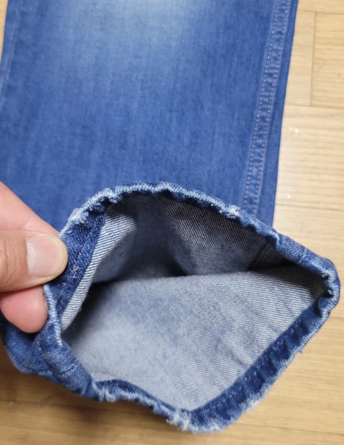 디젤 워싱 진청 바지
 상품이미지8