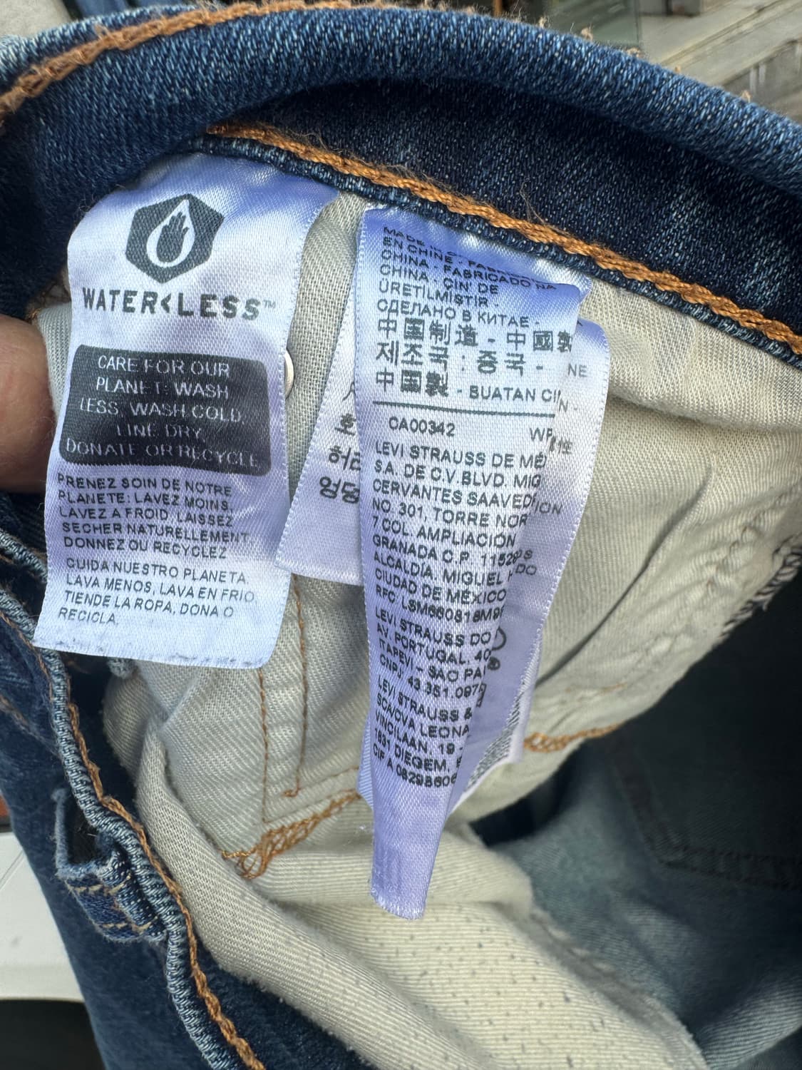 리바이스 빈티지 505 워싱 데님 팬츠 34/32 상품이미지7