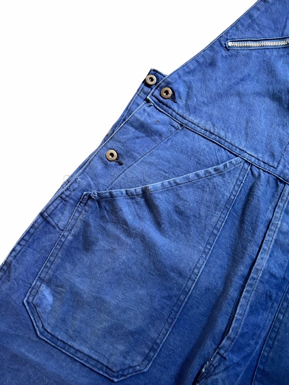 50~60's Adolphe Lafont 프렌치 워크 오버롤 30~32" 상품이미지5