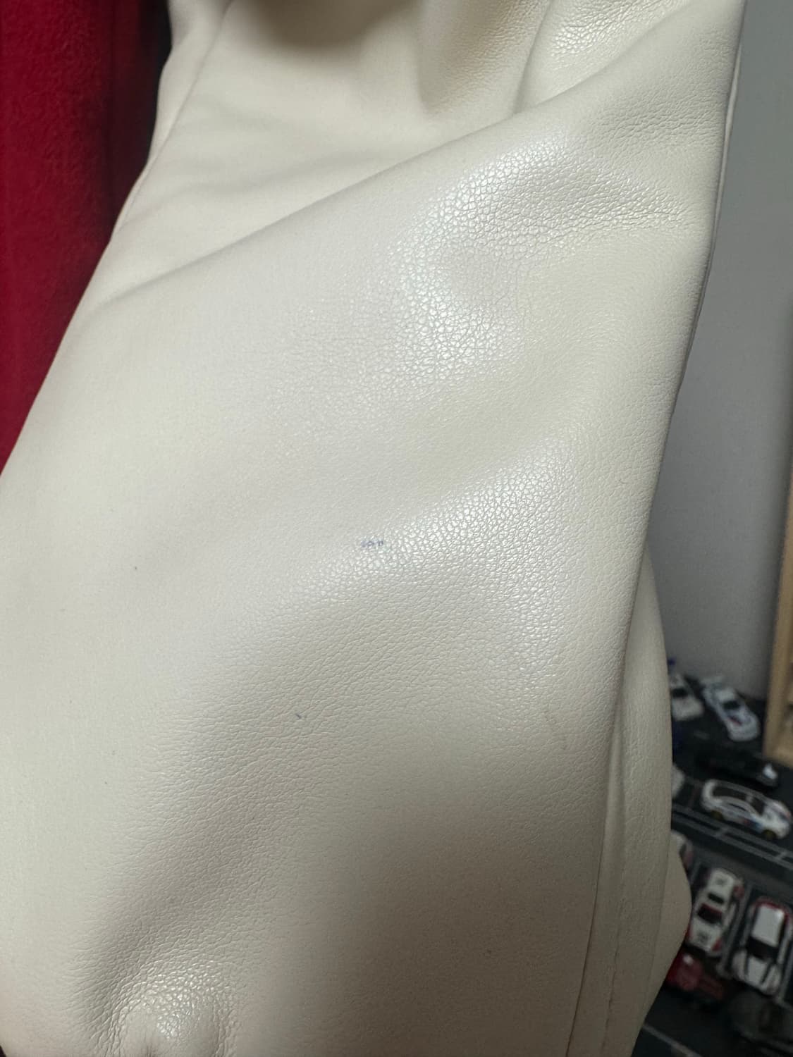 반디더핑크 브이텍 바시티 자켓 레드 M사이즈 상품이미지5