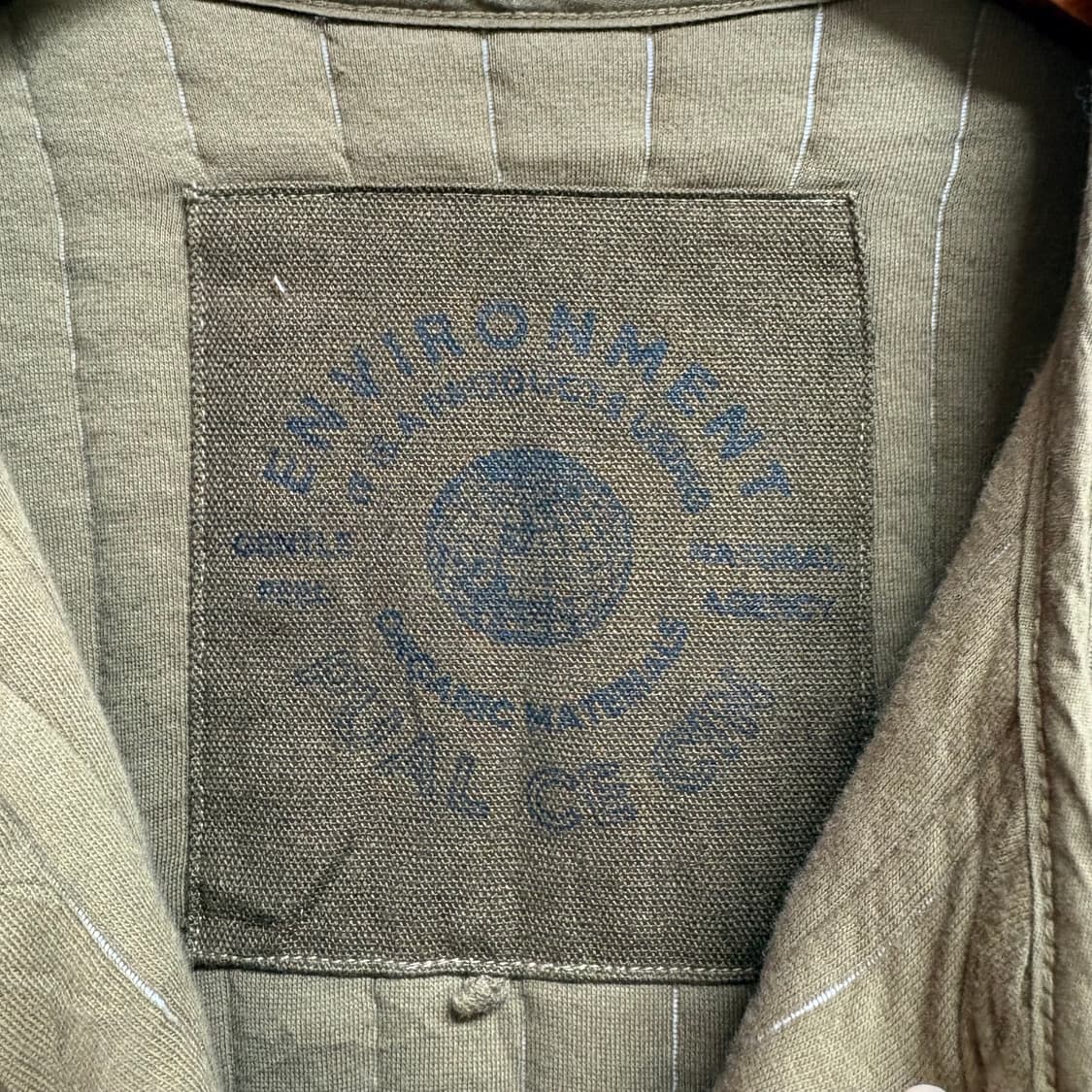 PUAL CE CIN 카키 퀼팅 빈티지 자켓 코트 JPN 상품이미지6