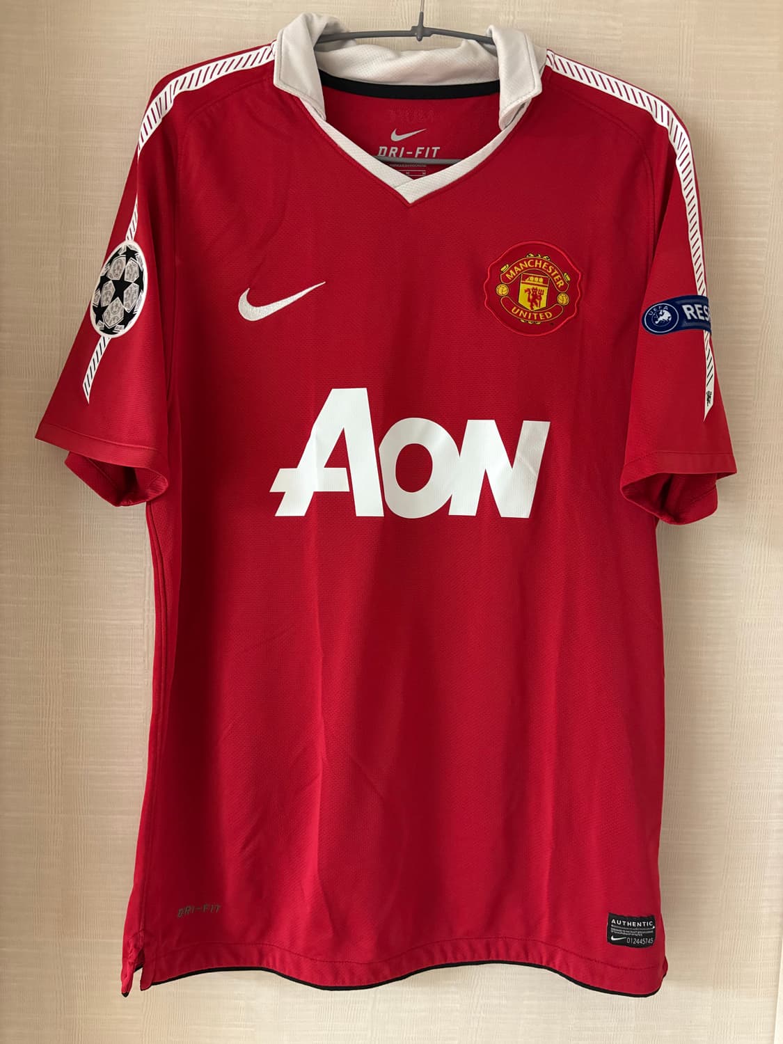 10-11 맨체스터유나이티드 홈 스콜스 유니폼 정품 상품이미지2