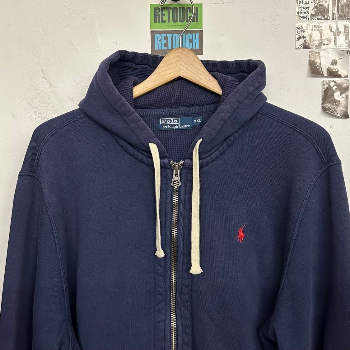 90’s 폴로 써멀 이너 헤비 후드집업 상품이미지2