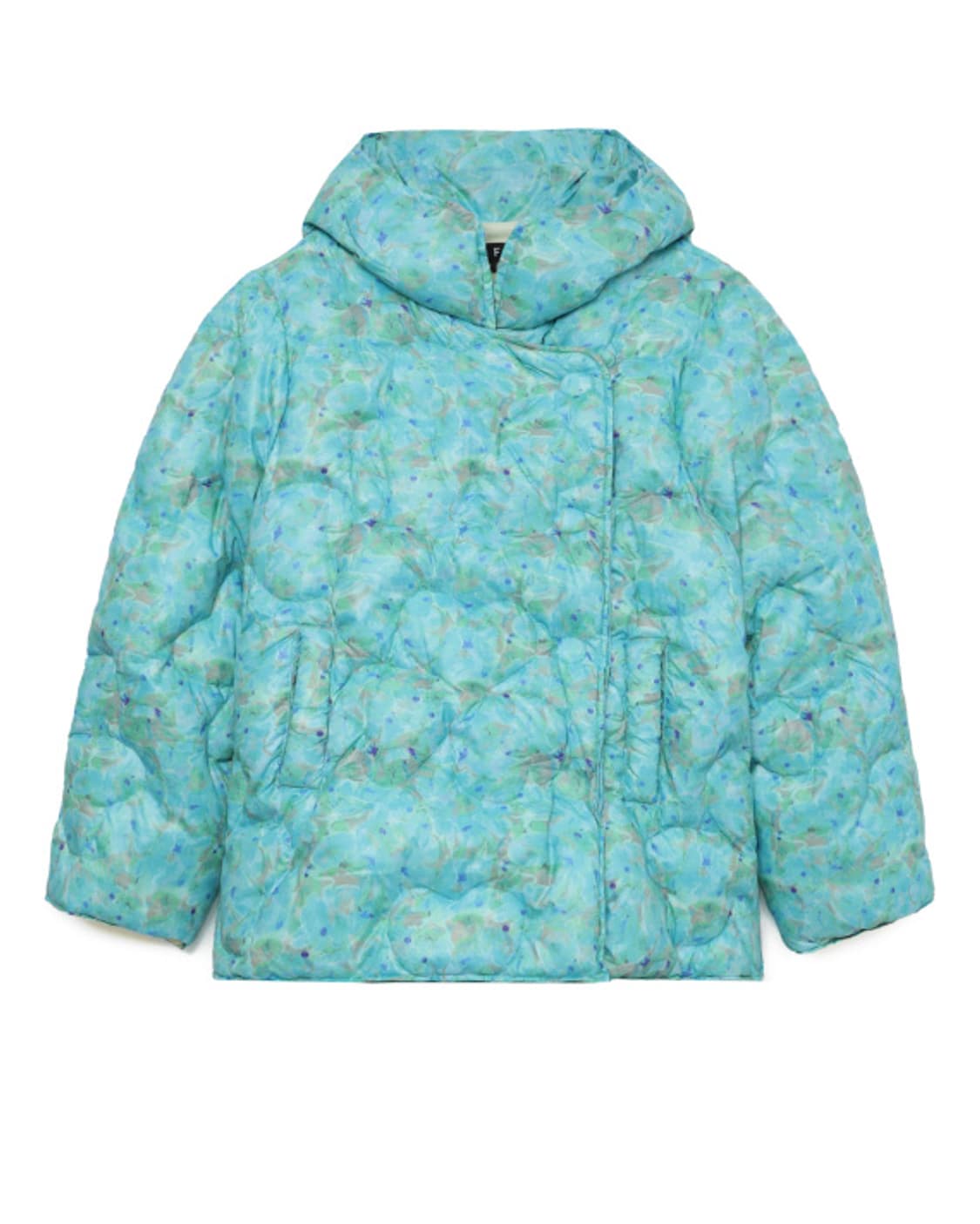 susan fang heart-quilted hooded down  상품이미지1