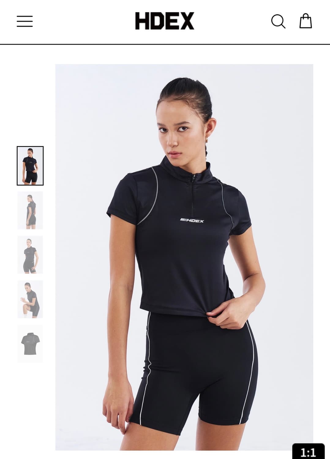 Hdex 에이치덱스 어시스트 하프 집업 러닝 나이키 상품이미지1