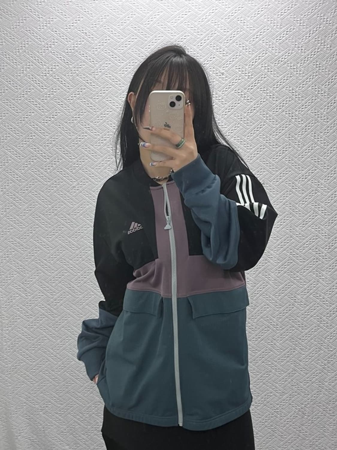 아디다스 올드스쿨 트리코트 트랙 져지 집업 자켓 2XL C07867 상품이미지1