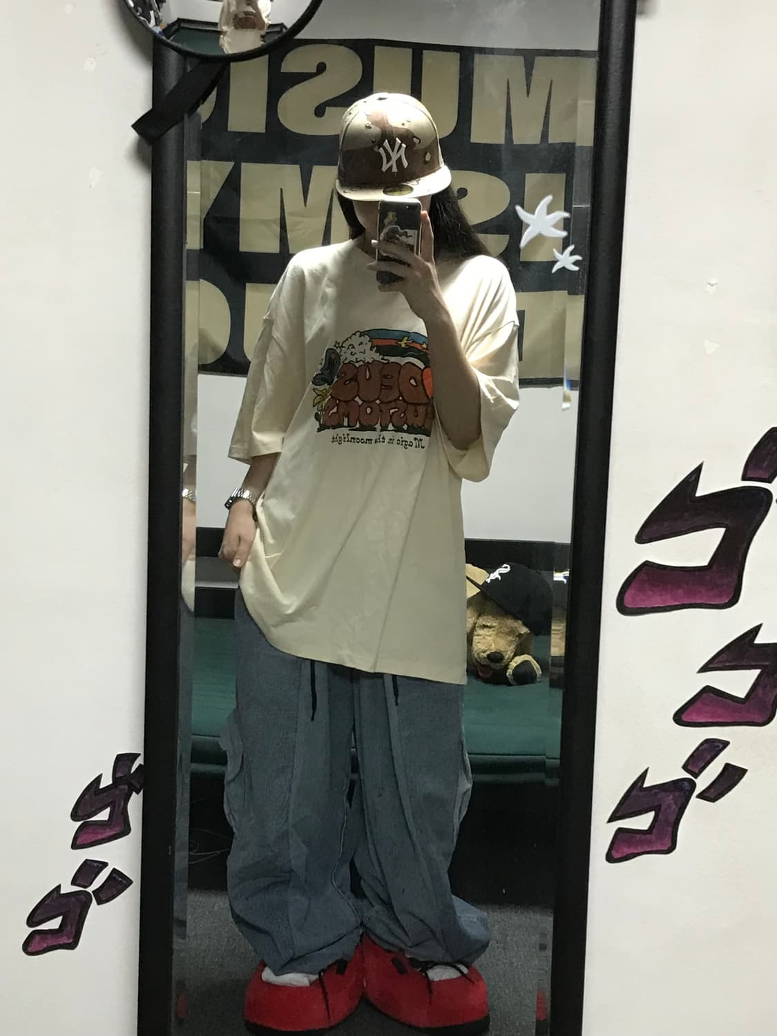 데우스 프린팅 반팔티 상품이미지3
