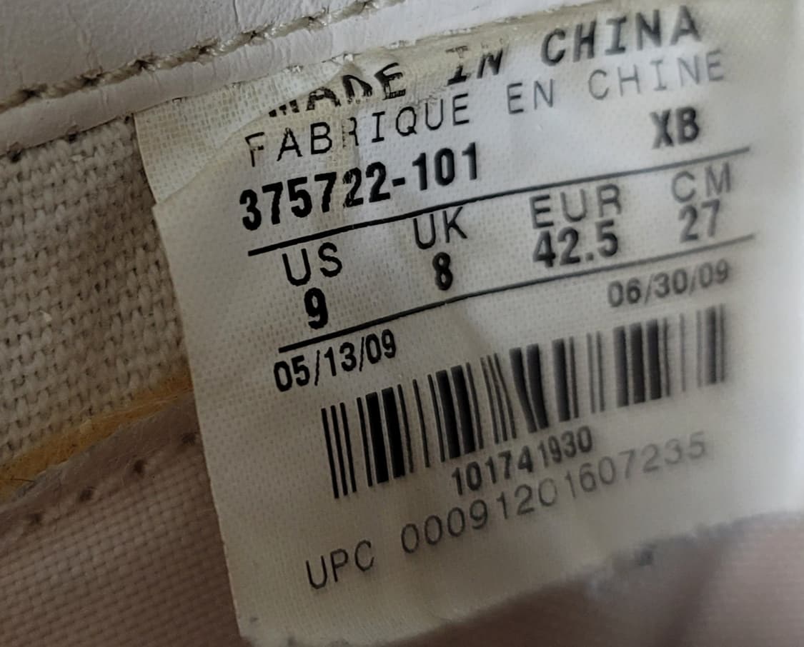 NIKE VNTG 09s  나이키 빈티지 블레이저 레더 회검 원판 270 상품이미지8