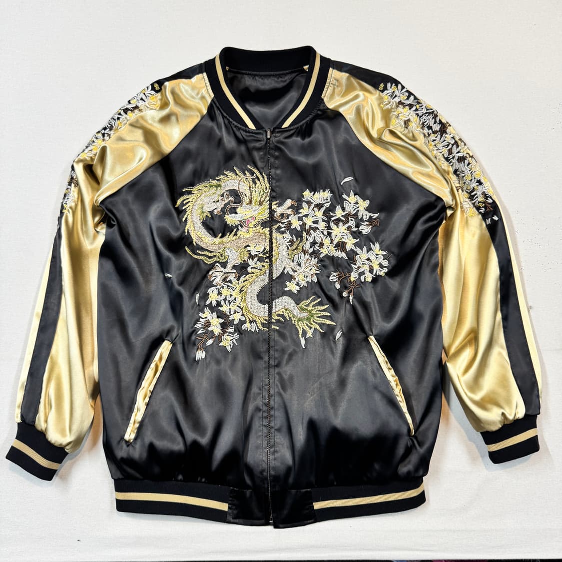 XL) 용자수 스카잔 블랙/골드 상품이미지1