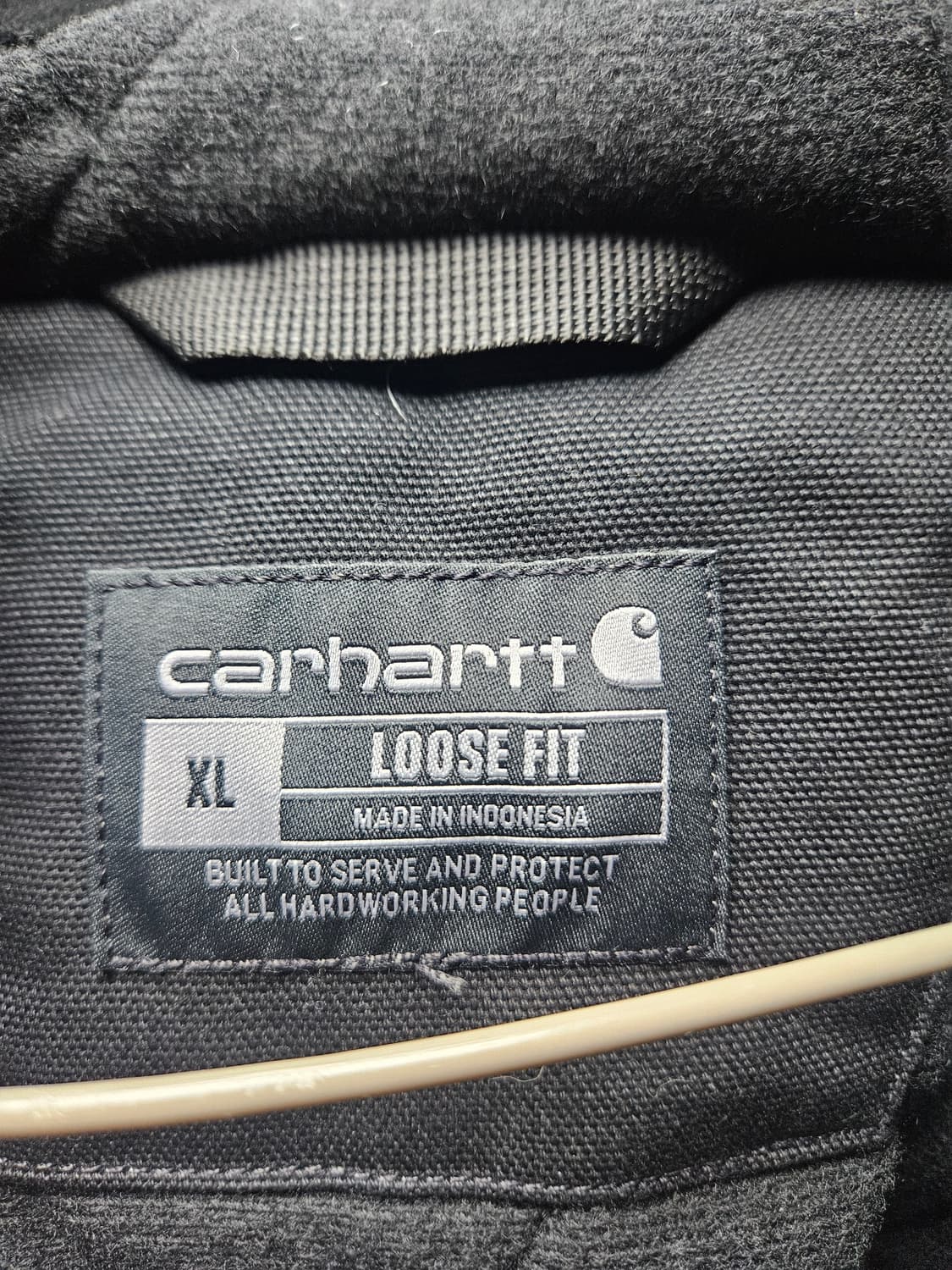 새제품 칼하트 덕 액티브 자켓 j140 XL 블랙 L교환가능 상품이미지4