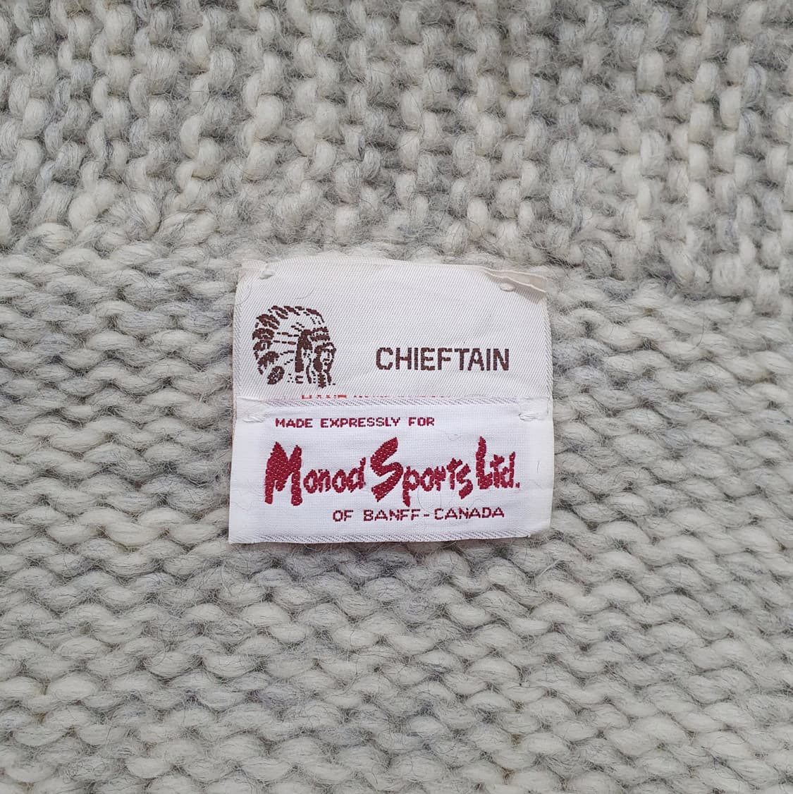 빈티지 캐나다 썬더버드 코위찬 80s (110 이상 빅사이즈) 상품이미지9