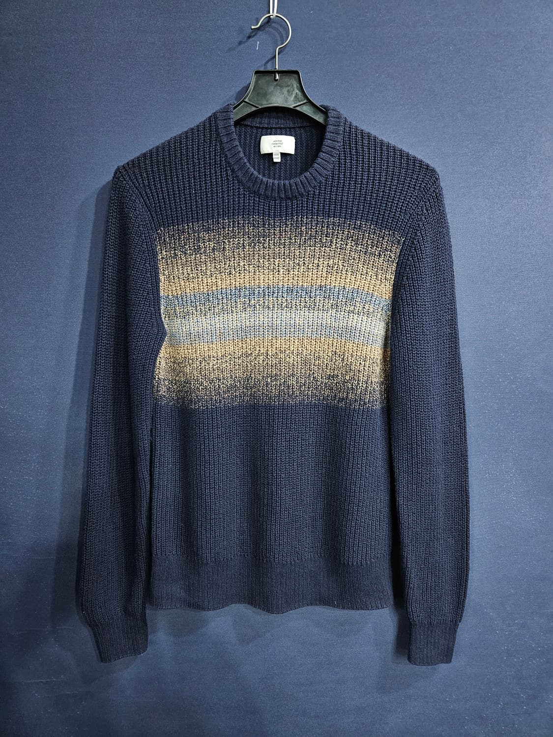 잭스페이드 네이비컬러 남성 95~100 니트 상품이미지1