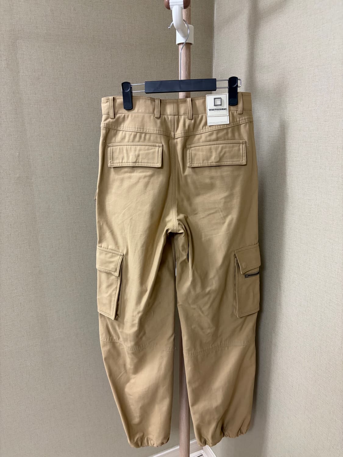 [44] 우영미 와이드 카고 팬츠 베이지 상품이미지5