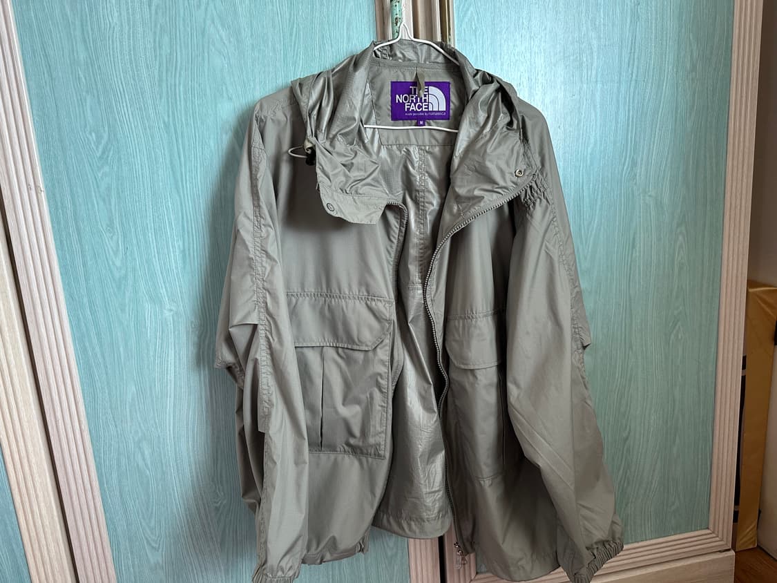 노스페이스 퍼플라벨 퍼텍스 퀀텀 마운틴 윈드 자켓 세이지그린 판매합니다. 상품이미지1