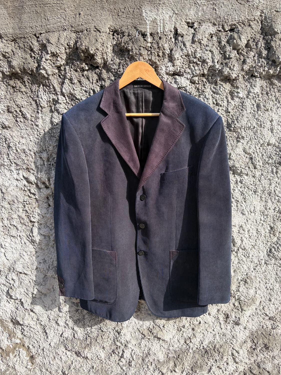 Giorgio Armani 딥네이비 코듀로이 테일러드 XL 상품이미지1