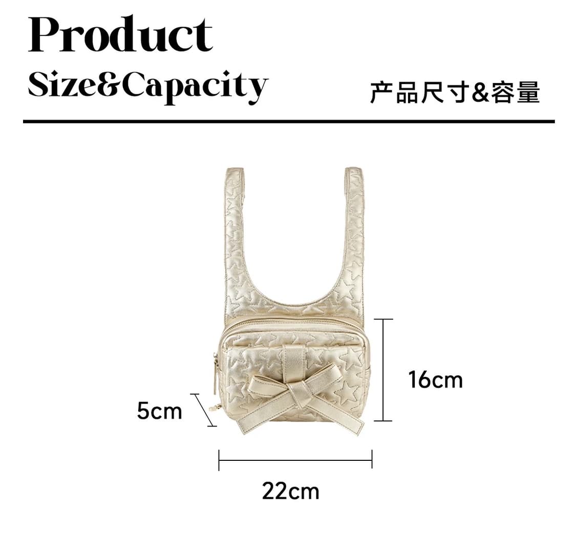 ECODAY 리본 체인 숄더 백팩_골드 상품이미지7