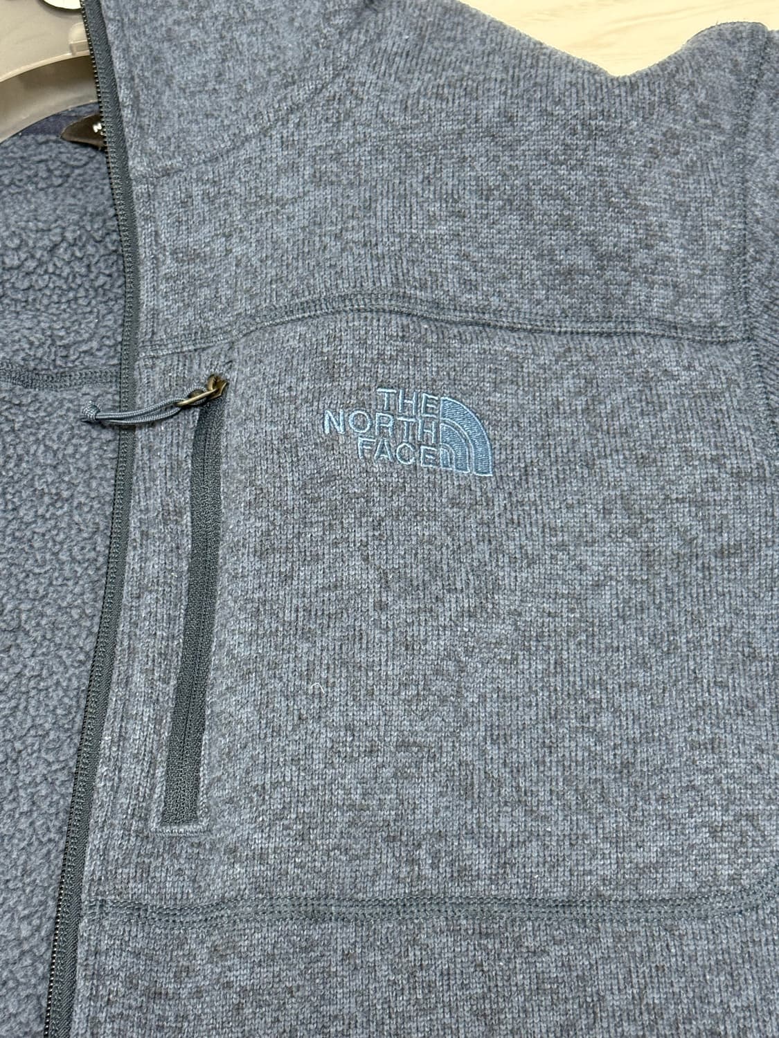 노스페이스 빈티지 남색 후드집업 XL 상품이미지3