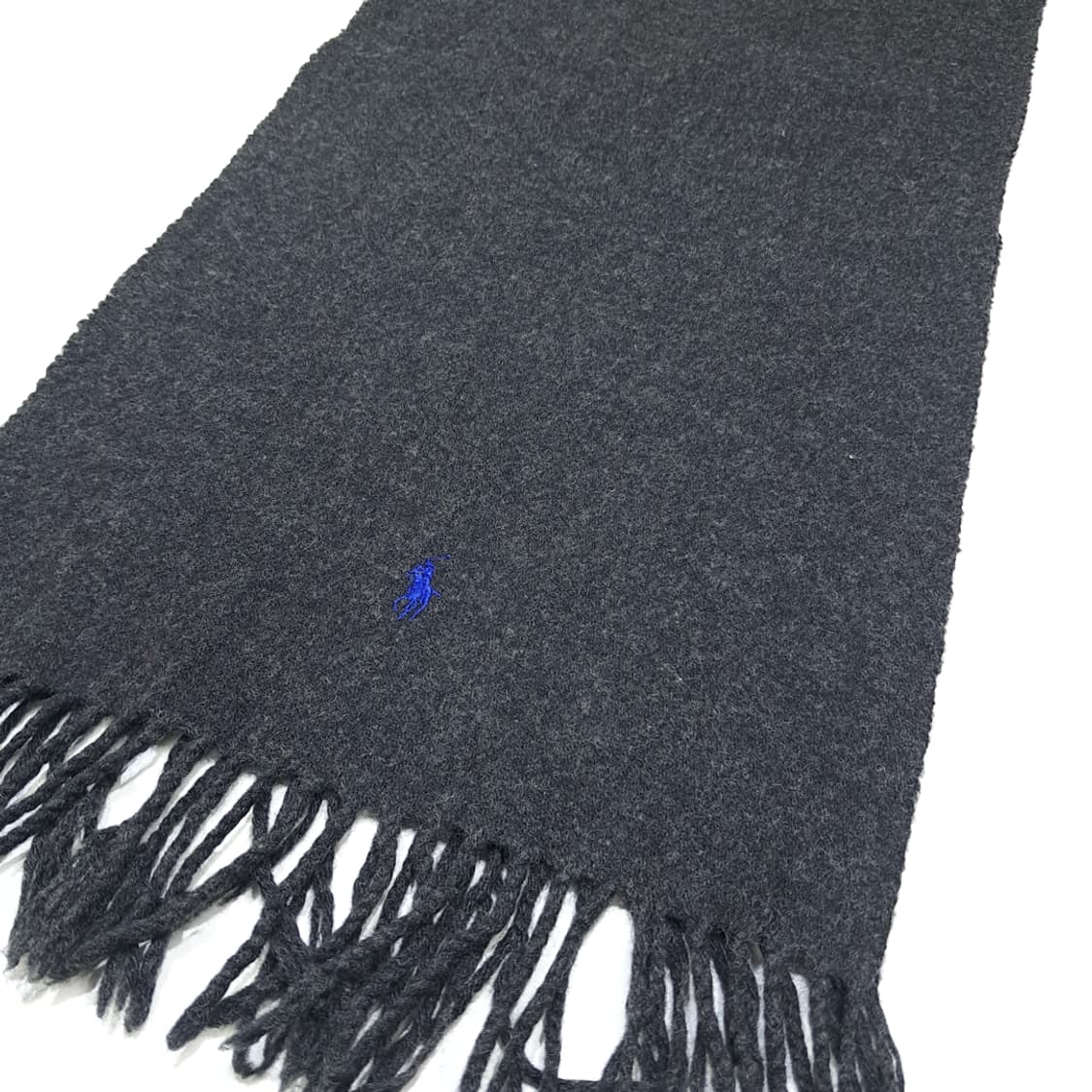 MX567 폴로 00s 이태리판 램스울 블루포니 차콜그레이 머플러 상품이미지3