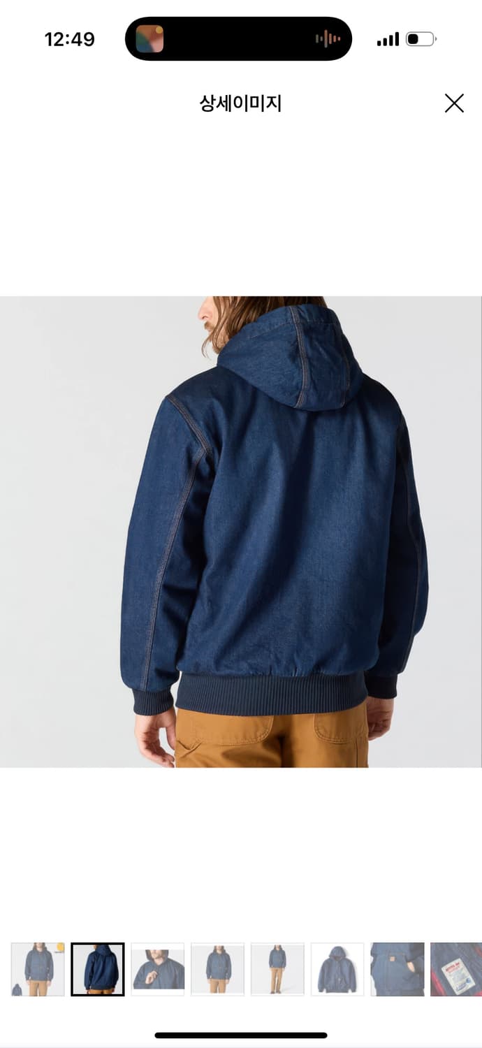 칼하트 데님 액티브 자켓 50주년 상품이미지7