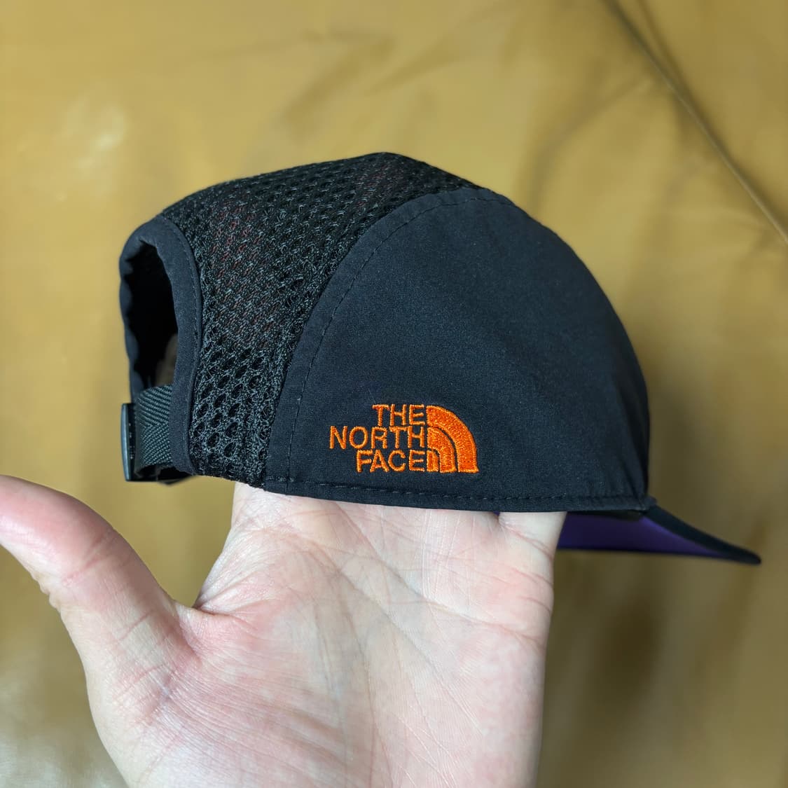 빔즈 노스페이스 캠프캡 모자 퍼플 블랙 메쉬 상품이미지8