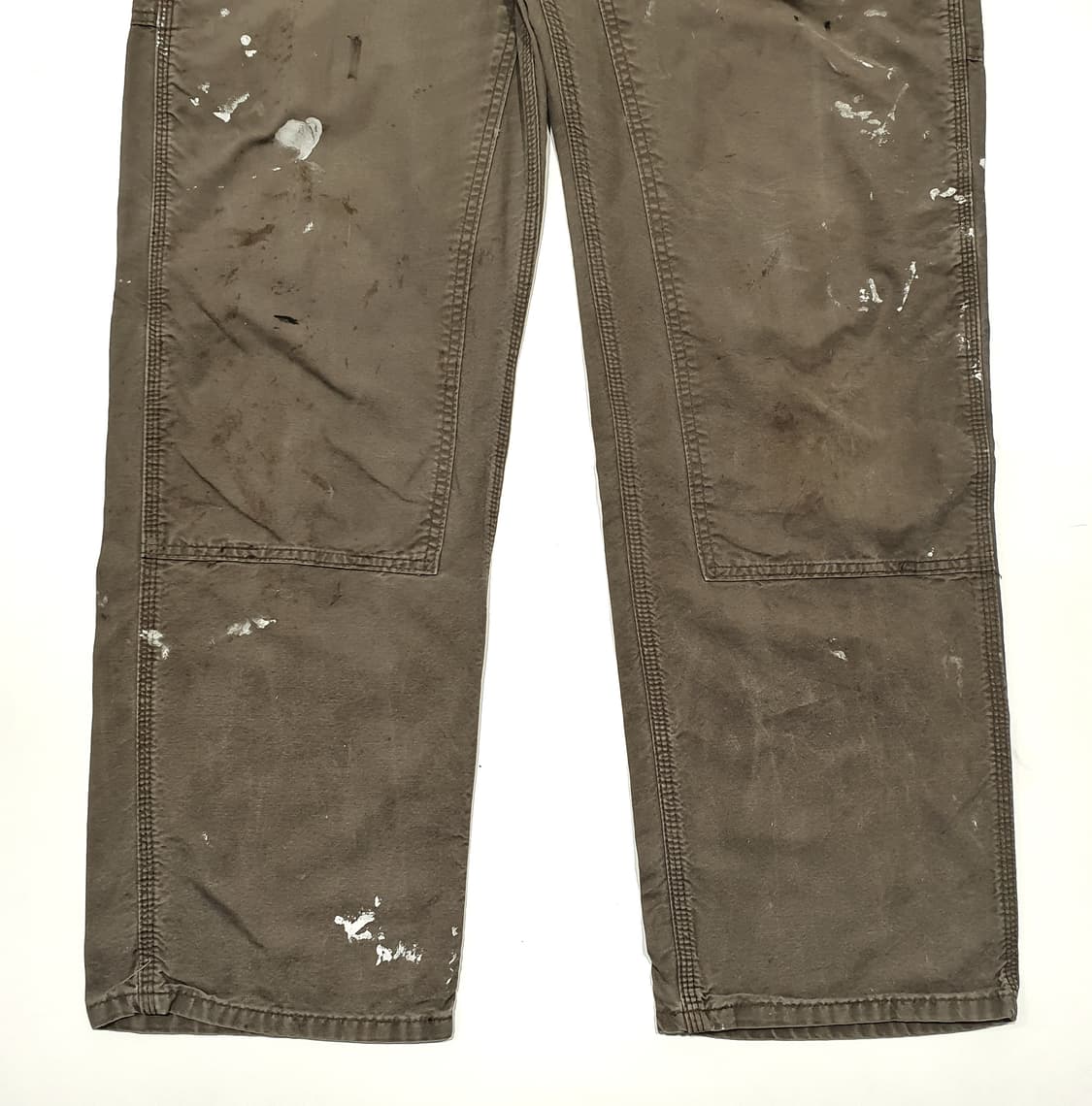 칼하트 더블니 B195 카키 덩가리핏 34 (32~34) 상품이미지4