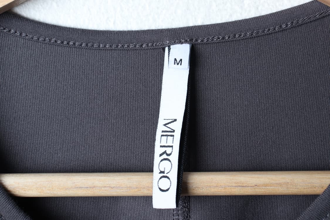 (M-XL) 메르고 긴팔티셔츠 차콜 무지 놈코어-H32531 상품이미지5