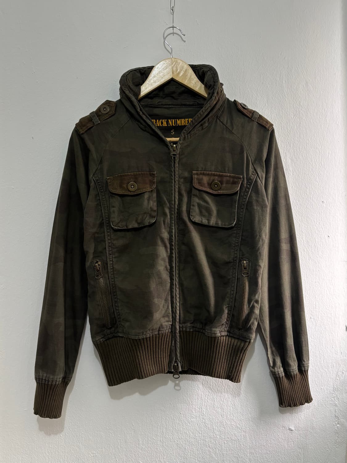 Back Number Military Camo Two-way Jacket 상품이미지3