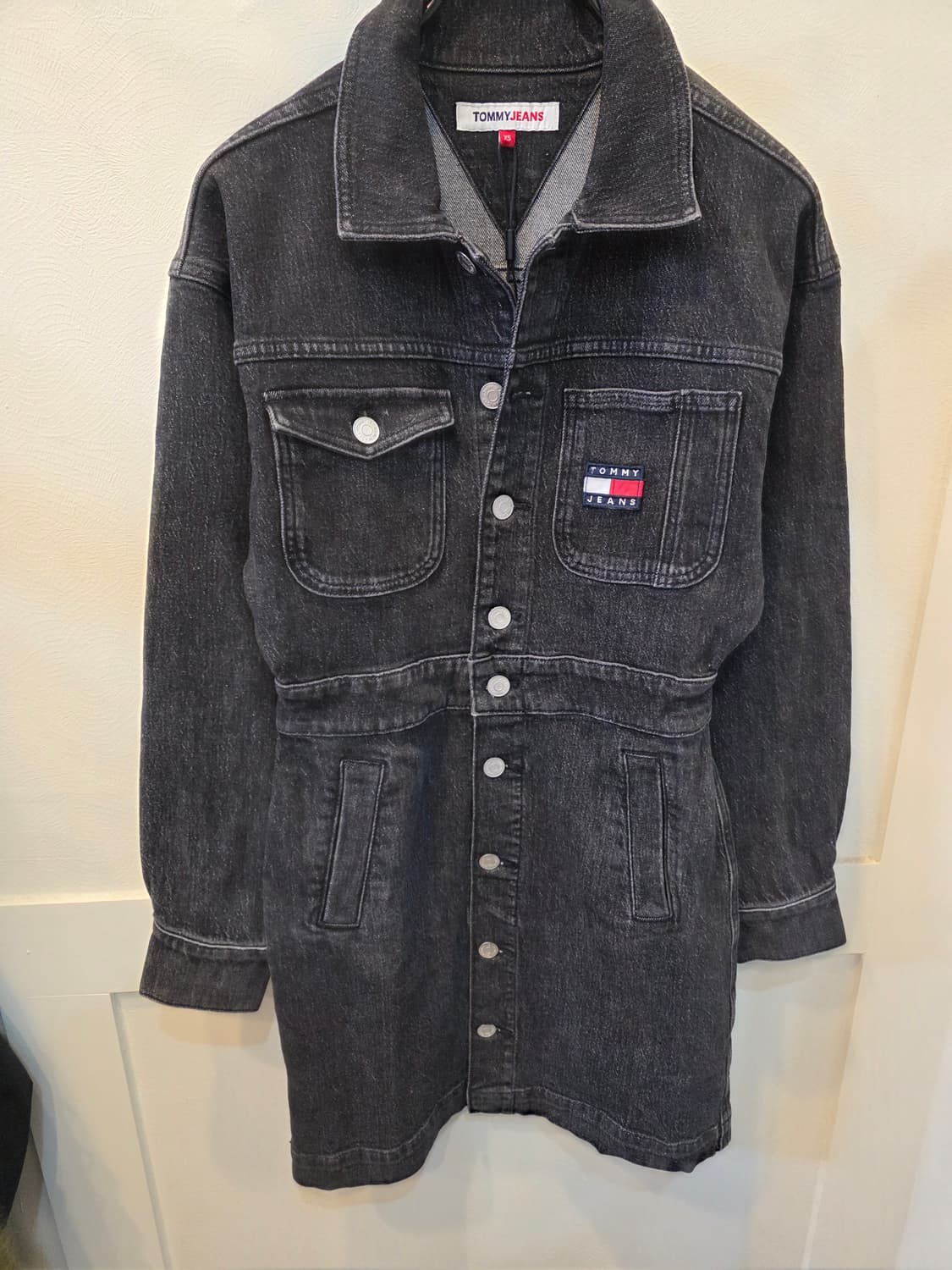 타미진 블랙 데님 원피스XS 상품이미지2