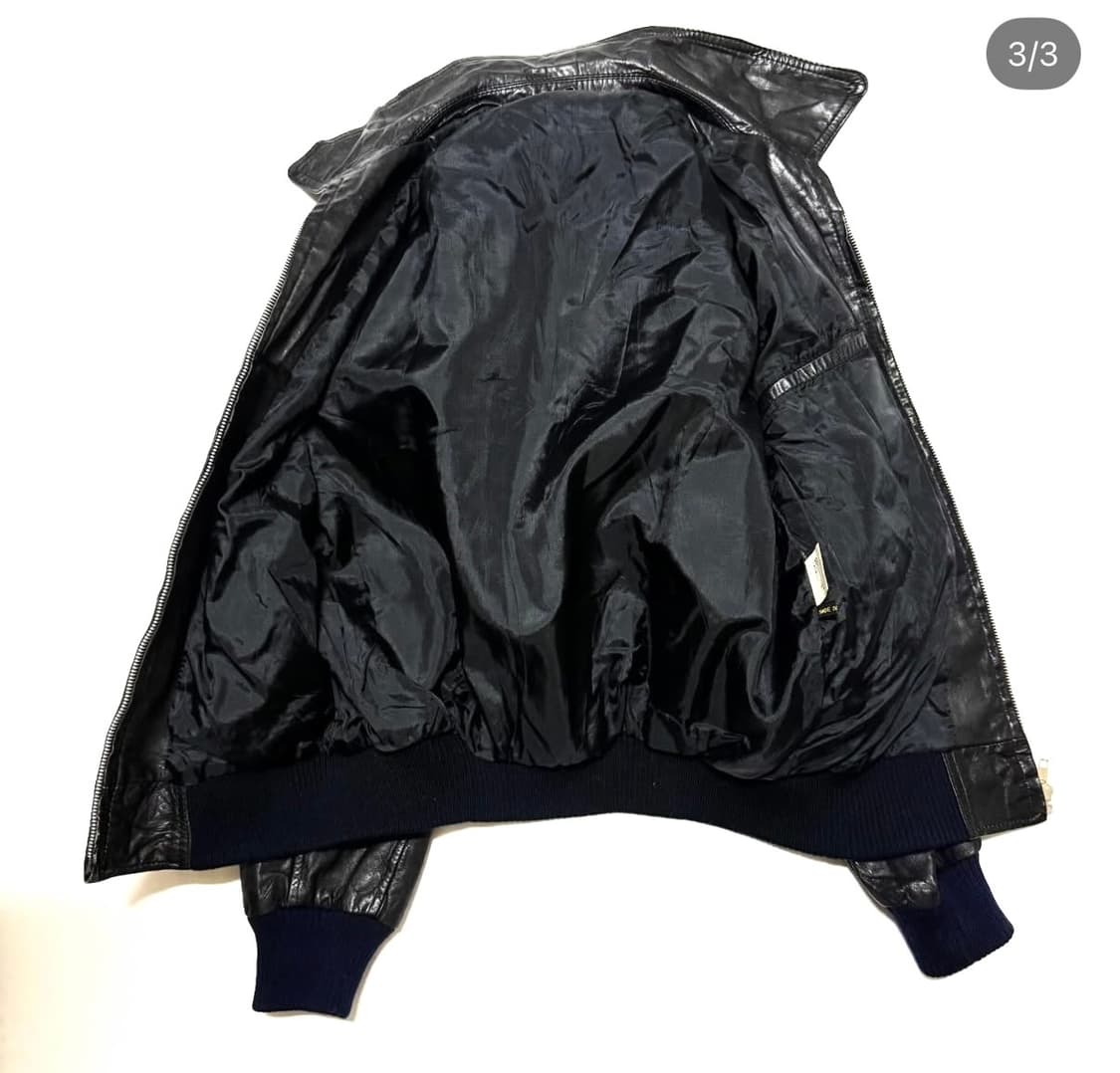 레더 블루종 자켓 상품이미지3